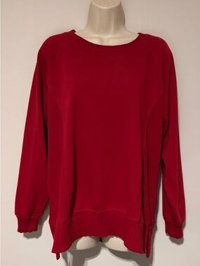 Maurices Red Crewneck Sweatshirt